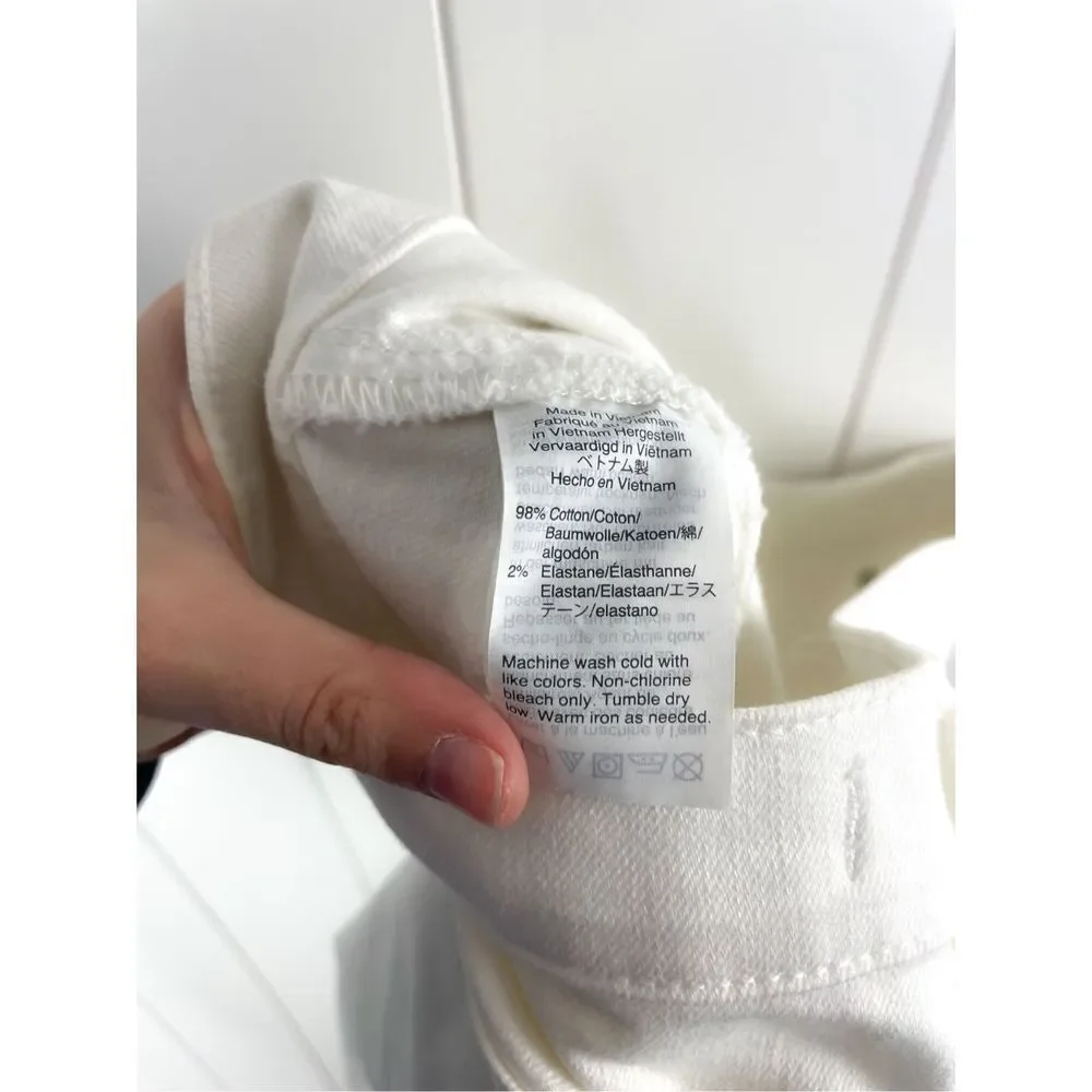 Madewell The Perfect Vintage Crop Jean in Tile White: Button-Front Edition‎ 25 - Picture 13 of 13